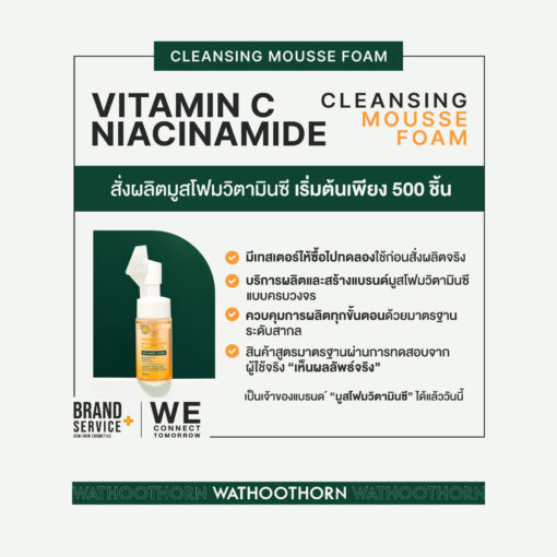 VITC NIACINAMIDE CLEANSING MOUSSE FOAM - Image 4