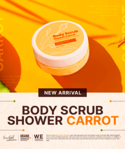 BODY SCRUB SHOWER CARROT
