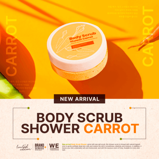 BODY SCRUB SHOWER CARROT