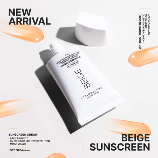 BEIGE SUNSCREEN CREAM SPF 50+ PA++++