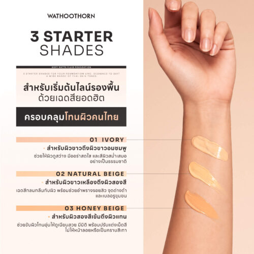 รับผลิตรองพื้น 3 เฉด